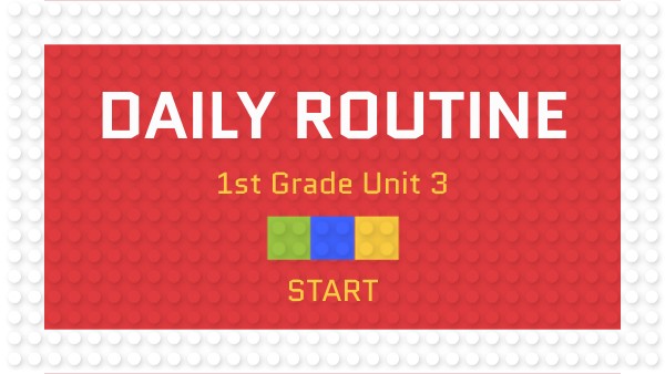 Daily Routine 1st Grade U3 | Genially