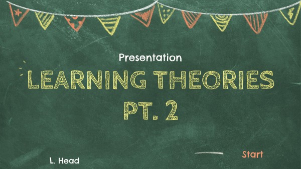 Learning Theories Part 2