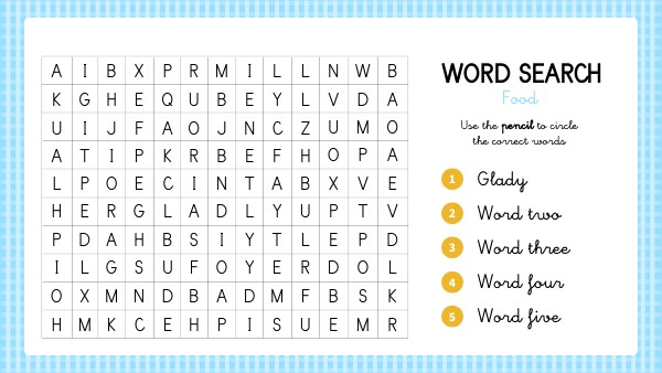 Word Search | Genially