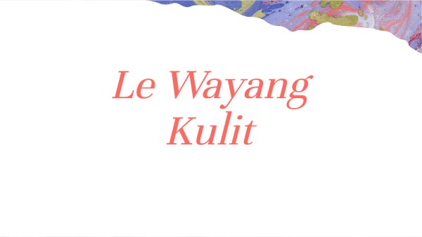 Le wayang Kulit