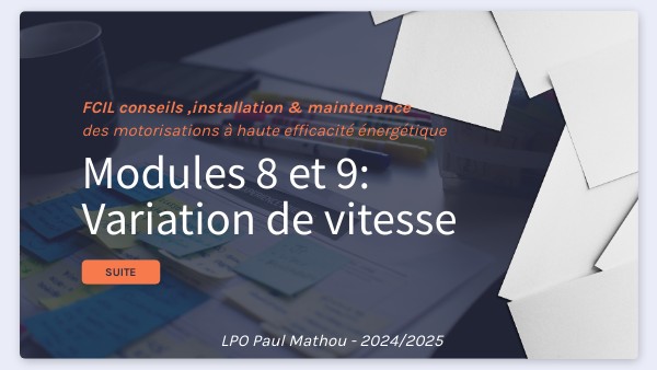 Modules 8 et 9 | Genially
