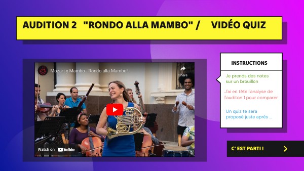 AUDITION 2 RONDO ALLA MAMBO | Genially