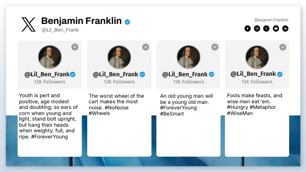 X Profiles Showcase | Genially
