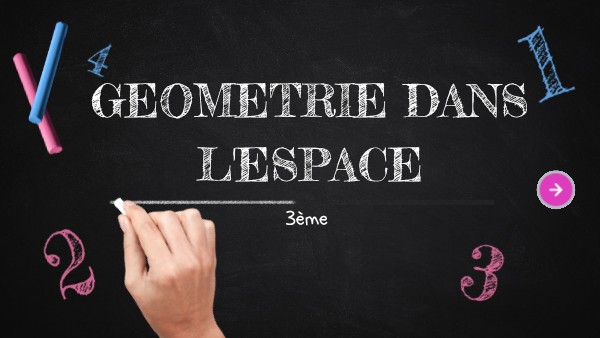 Géométrie dans l'espace 3ème