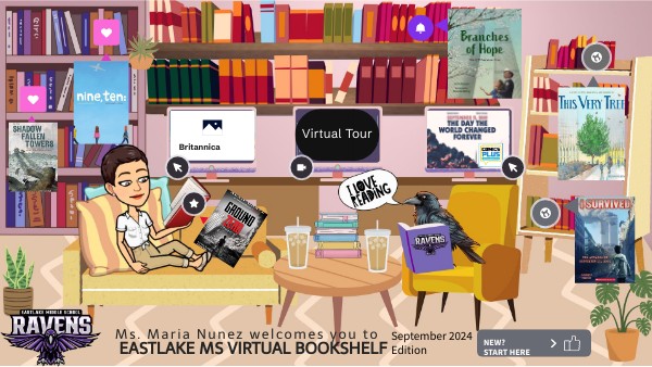 Virtual Bookshelf September24 | Genially