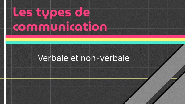 Communication verbale et non-verbale