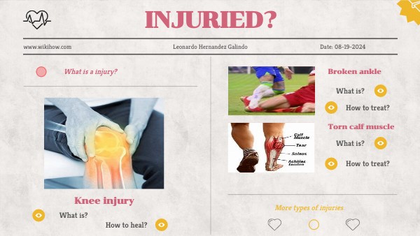 Injuried? | Genially