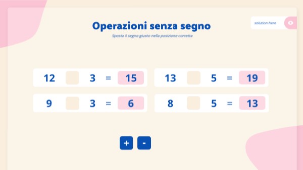 operazioni matematiche