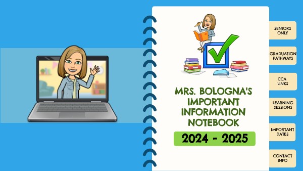 Mrs. Bologna's Important Information Notebook | Genially