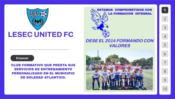 BROCHURE CORPORATIVO LESEC