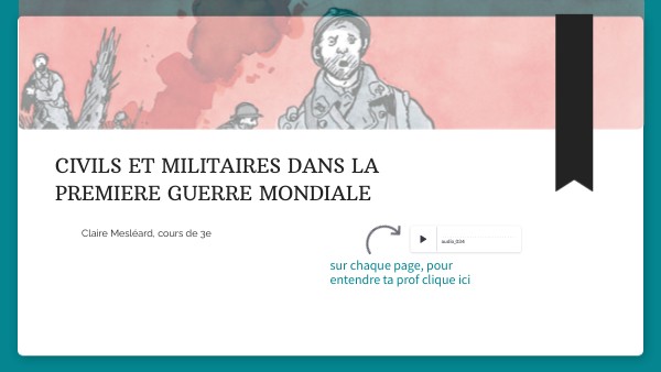 La Première Guerre Mondiale 3e, C. Mesléard
