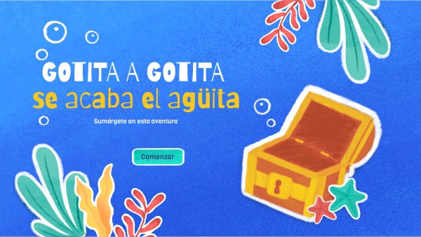Gotita a gotita se acaba el agüita