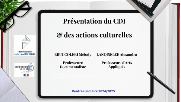 Présentation CDI pré rentrée