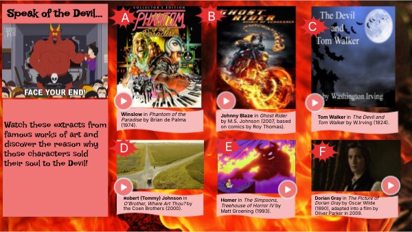 Speak of the devil- riddle 4