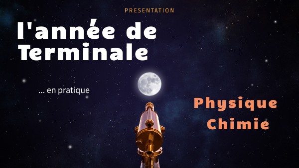 1er Page De Garde D'un Cahier De Physique Chimie L'année de Terminale en physique Chimie