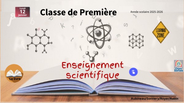 Enseignement scientifique en classe de première T.Aubineau | Genially