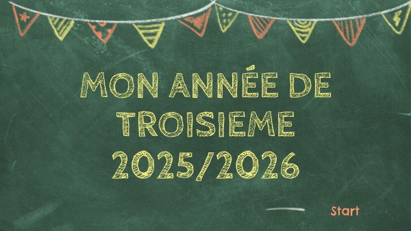 Présentation rentrée 3e