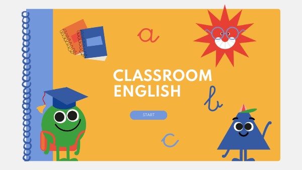 Classroom English Vocabulary | Genially