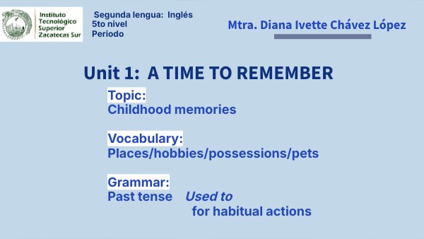 INGLÉS 5TO NIVEL | Genially