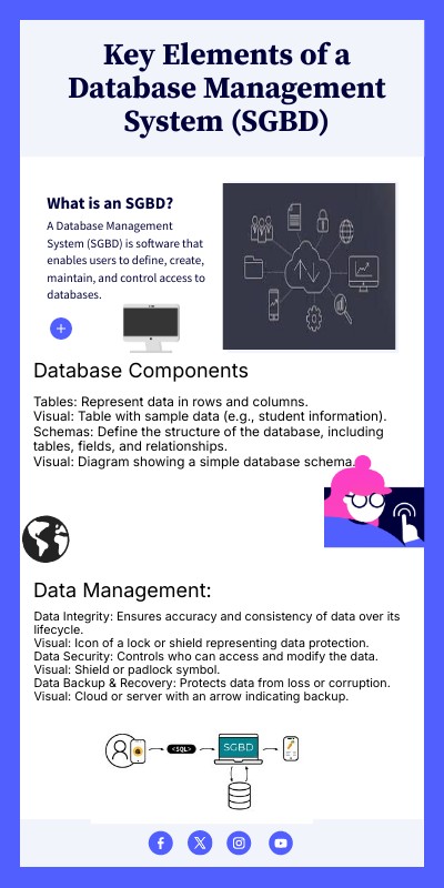 Key Elements of a Database Management System (SGBD) | Genially