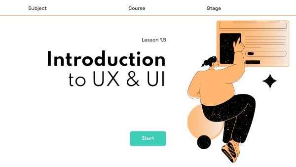 Lesson 1.5: Introduction to UX & UI