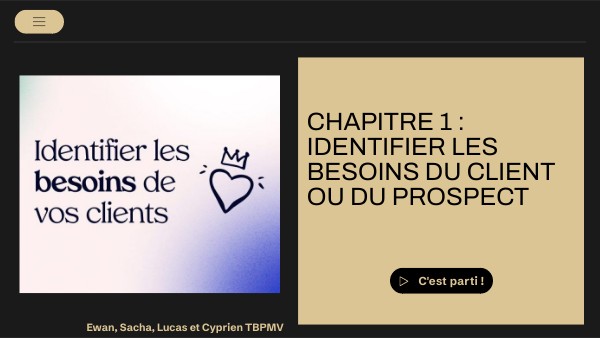 Chapitre 1 : Présentation | Genially