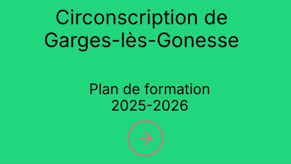 Plan de formation 24.25 | Genially
