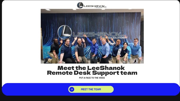 Meet the LeeShanok Remote Desk Support Team | Genially