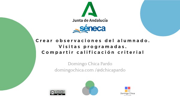 Observaciones, vistas programadas y calificación criterial