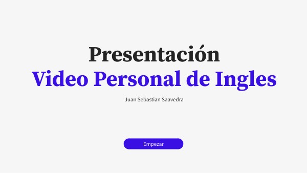 Presentacion Ingles