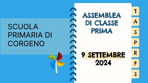 Assemblea di classe prima 2024
