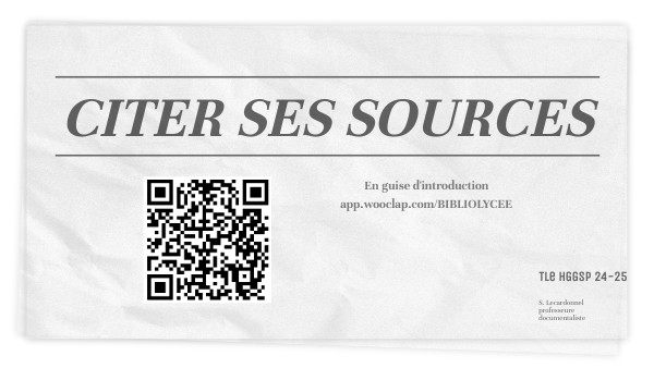 Réaliser une bibliographie | Genially