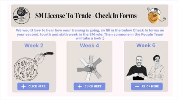 SM License To Trade - Check Ins