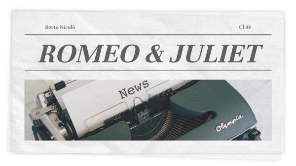 romeo e giulietta presentazione inglese | Genially
