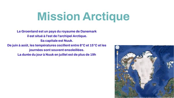 Mission Arctique | Genially