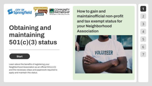 How To Become a 501(c)(3) As a Neighborhood Association | Genially