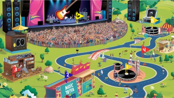 MAP LEVELS MUSIC STAR