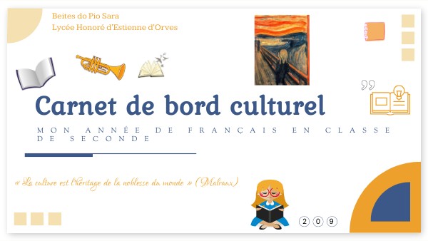 Carnet de bord culturel