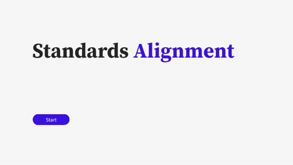 Standards Alignment