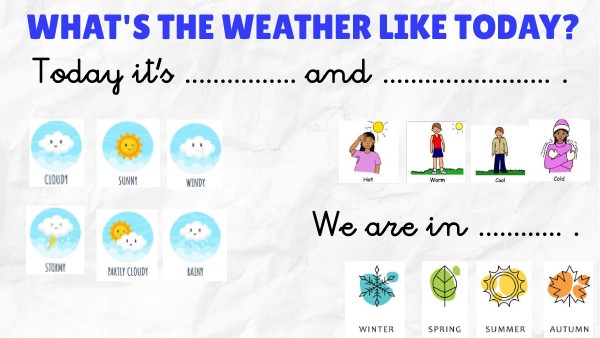 Year 1: the weather