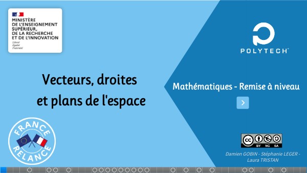 MATHS - Lycée - Vecteurs, droites et plans de l'espace | Genially