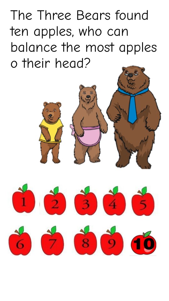 Three Bears Apple Balance | Genially