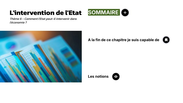 ECOCH1 - TSTMG - L'intervention de l'état
