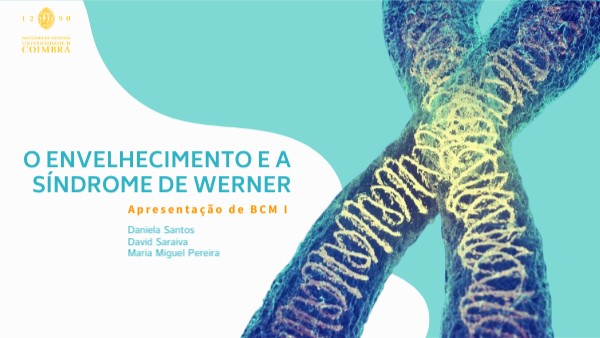 O envelhecimento e a síndrome de Werner | Genially