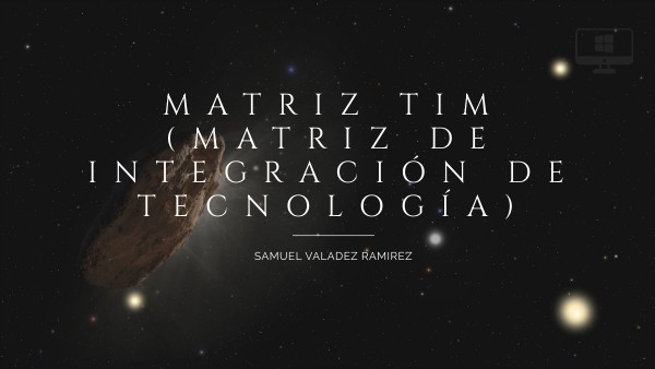 MATRIZ TIM | Genially