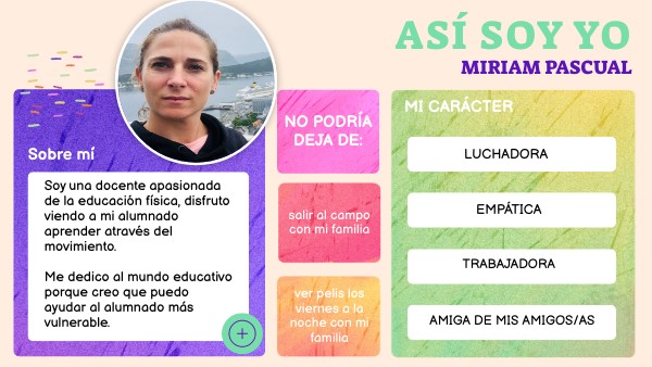 Tarjeta así soy yo