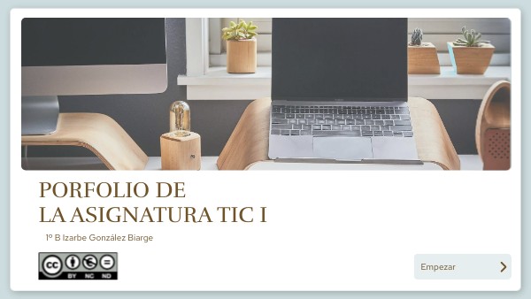 Porfolio de TIC I | Genially