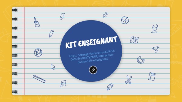 Kit enseignant | Genially