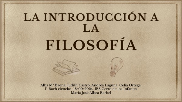La introduccion a la filosofia | Genially