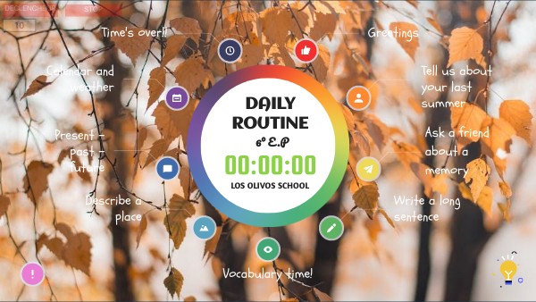1st T. DAILY ROUTINE 6º EP LOS OLIVOS